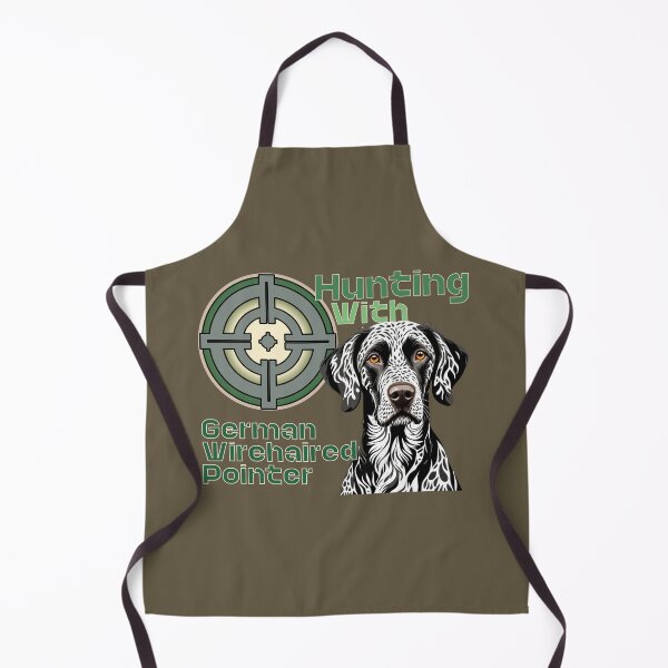 Item preview, German Wirehaired Pointer Hunting Companion designed and sold by SportyAndArtful.
