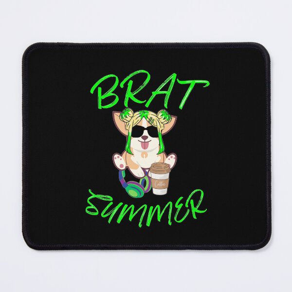 Item preview, Brat Summer Green Dog designed and sold by LoveofDog.