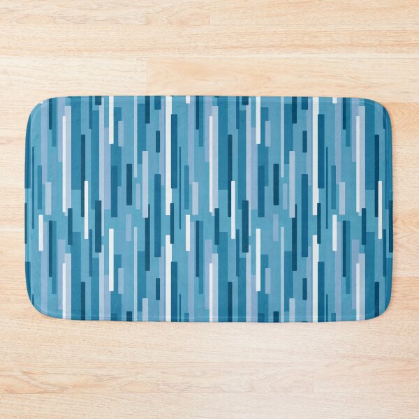 Item preview, Random Shades of Blue Stripes Pattern designed and sold by AriLady.