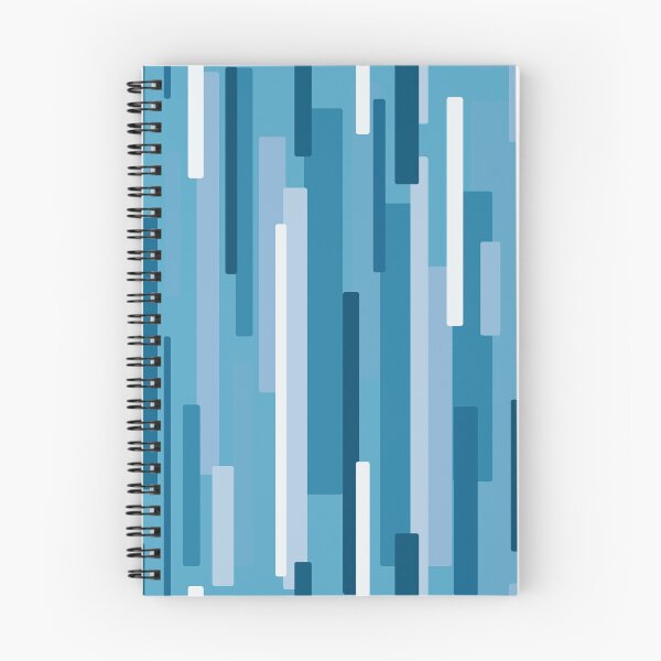 Item preview, Random Shades of Blue Stripes Pattern designed and sold by AriLady.