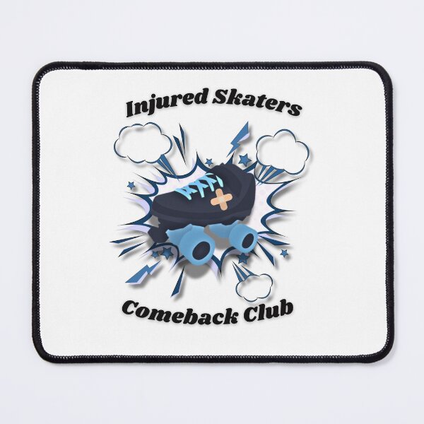 Item preview, Injured Skaters Comeback Club - Derby Skate (Blue) designed and sold by StevieJ78.