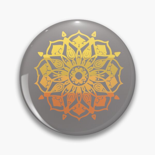 Item preview, summer colors mandala henna type design designed and sold by BlesstB.