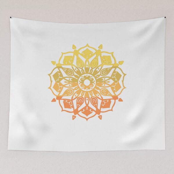 Item preview, summer colors mandala henna type design designed and sold by BlesstB.