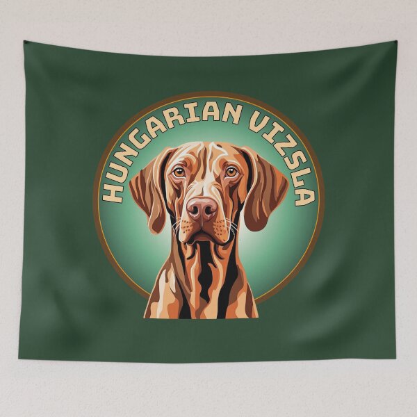 Item preview, Proud Hungarian Vizsla Dog Emblem designed and sold by SportyAndArtful.