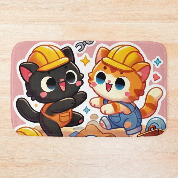 Item preview, Playful Kittens at the Construction Site. V1 designed and sold by NutSkyArt.
