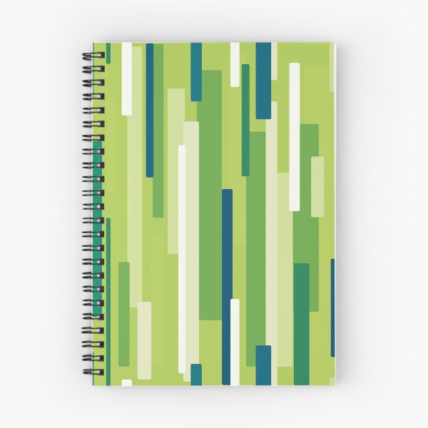 Item preview, Random Shades of Green Blue Stripes Pattern designed and sold by AriLady.
