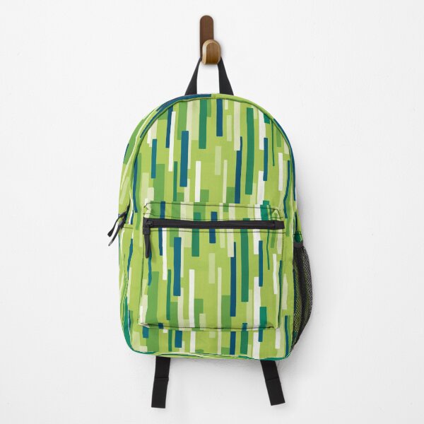 Item preview, Random Shades of Green Blue Stripes Pattern designed and sold by AriLady.
