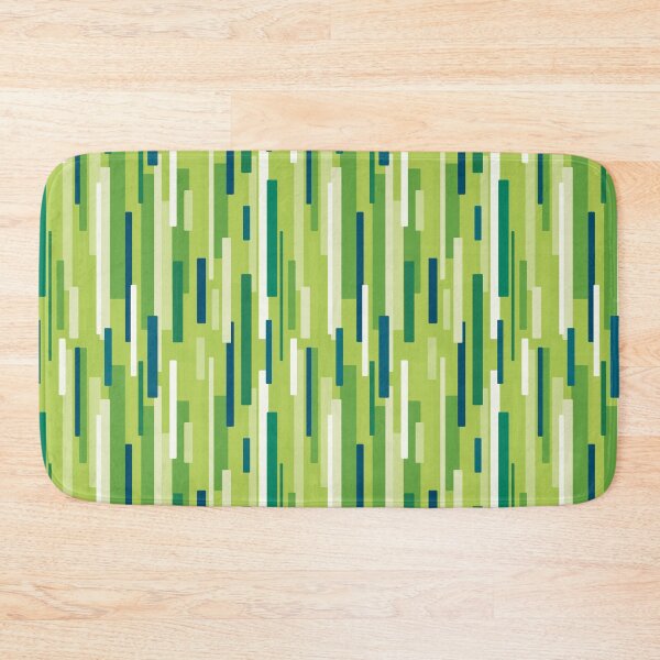 Item preview, Random Shades of Green Blue Stripes Pattern designed and sold by AriLady.