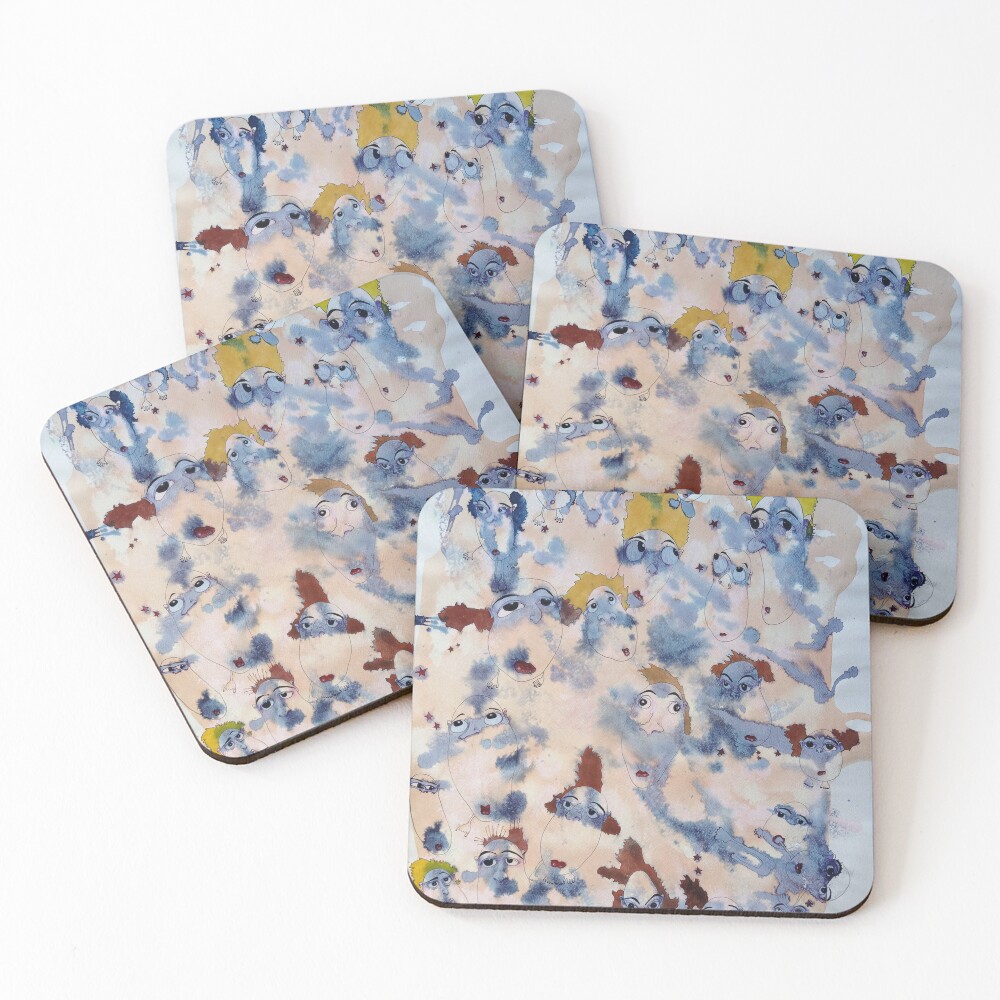 Item preview, Coasters (Set of 4) designed and sold by Rorschach68.