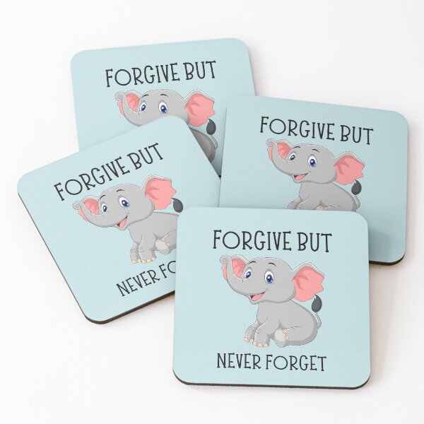 Item preview, Never Forgive Forget The Angry Elephant designed and sold by DunuStore.