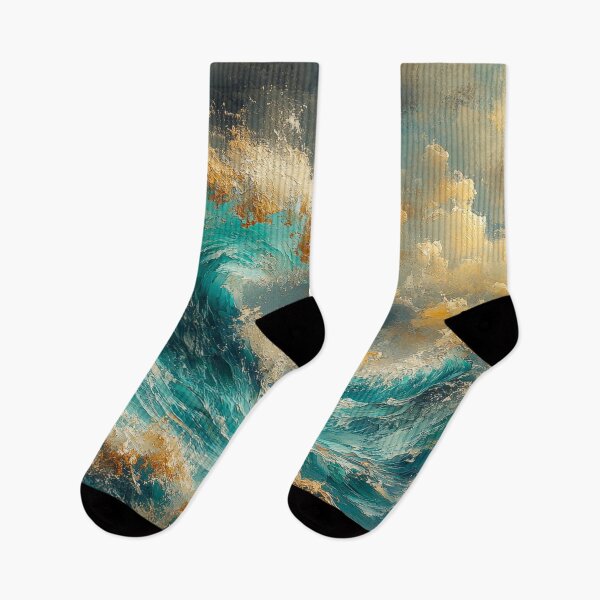 Item preview, Stormy Ocean at Sunrise Painting designed and sold by MargaretWiktor.