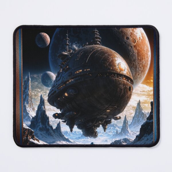 Item preview, Explorers of the Planet Delphius An Odessey Of Cosmic Exploration Astounding AI Concept Art by Xzendor7 designed and sold by Xzendor7 Digital Art Creations.