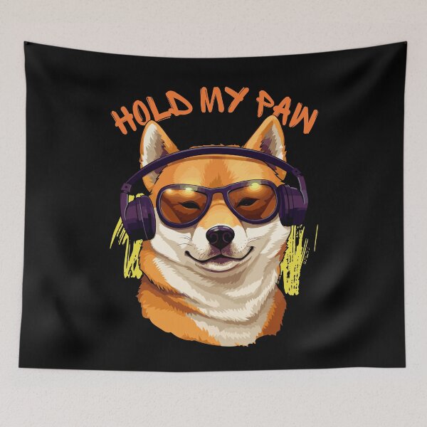 Item preview, Hold My Paw Babes - Corgie Dog designed and sold by Eranthe Bernardo.