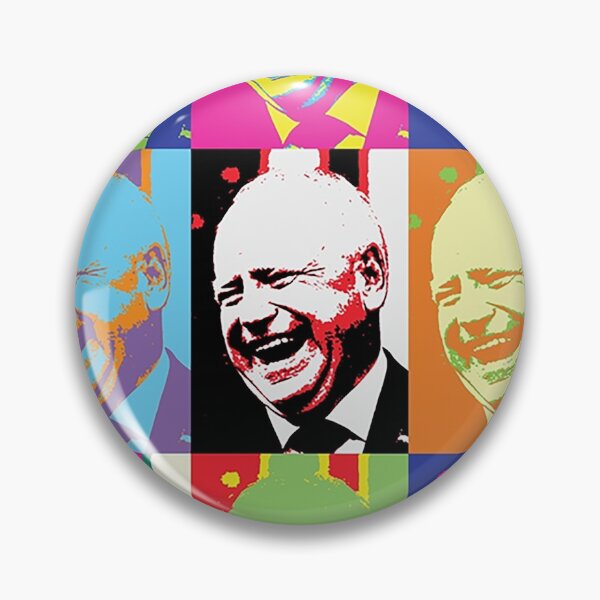 Item preview, Tim Walz Laughing - Joyful Warrior  designed and sold by Thelittlelord.