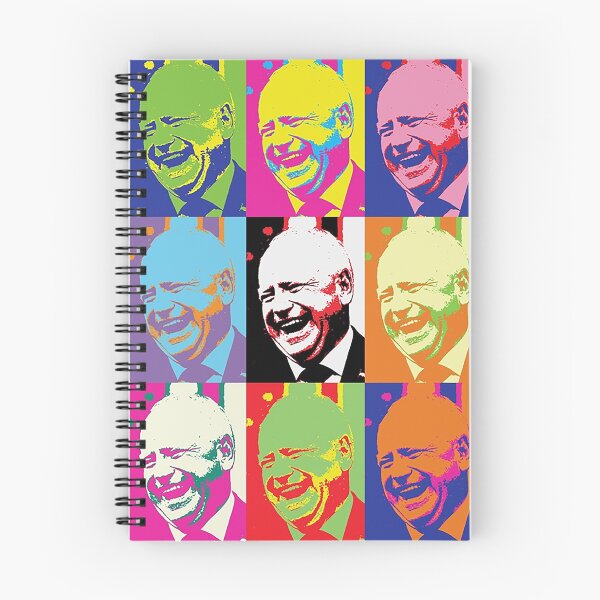 Item preview, Tim Walz Laughing - Joyful Warrior  designed and sold by Thelittlelord.