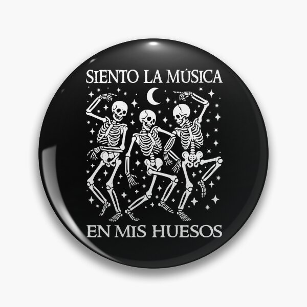 Item preview, Siento La Música En Mis Huesos Spanish Funny Halloween Dancing Skeletons Costume  designed and sold by Bad Kitty Designz.