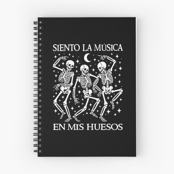 Item preview, Siento La Música En Mis Huesos Spanish Funny Halloween Dancing Skeletons Costume  designed and sold by Bad Kitty Designz.