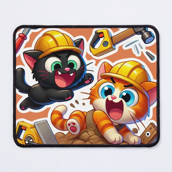 Item preview, Playful Kittens on the Construction Site V.3 designed and sold by NutSkyArt.