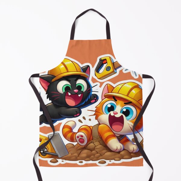 Item preview, Playful Kittens on the Construction Site V.3 designed and sold by NutSkyArt.