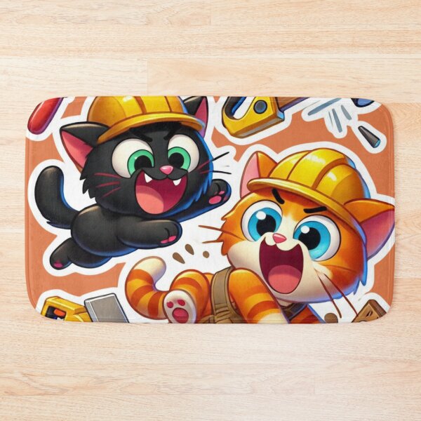Item preview, Playful Kittens on the Construction Site V.3 designed and sold by NutSkyArt.