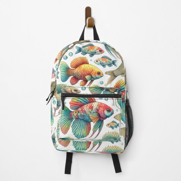 Item preview, Colorful Watercolor Fish Seamless Pattern designed and sold by Chokhdi289shop.