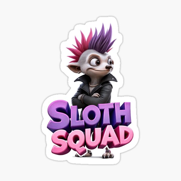 Item preview, Sloth Squad designed and sold by Chris Freilich.
