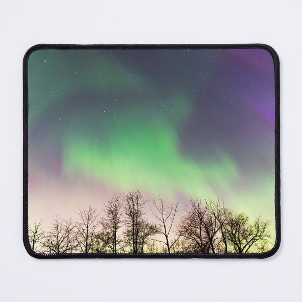 Item preview, Northern Lights Dancing over Trees designed and sold by Amy Mitchell.