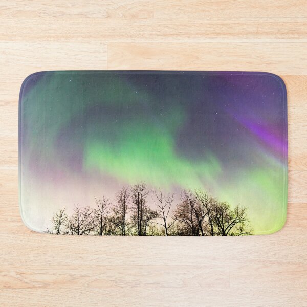 Item preview, Northern Lights Dancing over Trees designed and sold by Amy Mitchell.