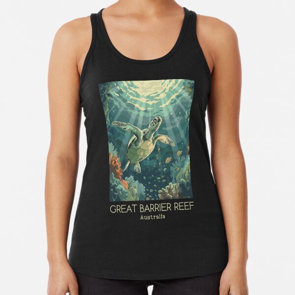 Artikel-Vorschau von Eine Vintage-Reiseillustration des Great Barrier Reef Marine Park - Australien, designt und verkauft von GoodOldVintage.
