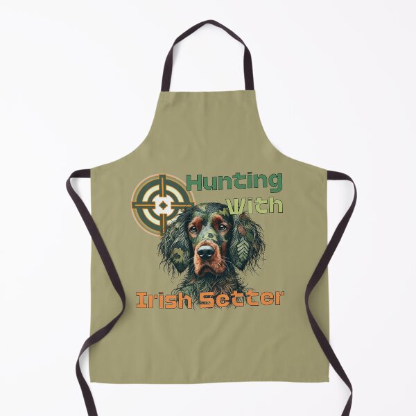 Artikelvorschau, Irish Setter Camouflage Jagdhund Design entworfen und verkauft von SportyAndArtful.