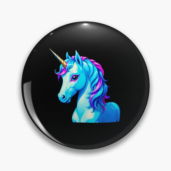 Item preview, Majestic Unicorn with Shimmering Colorful Mane designed and sold by artwaves.