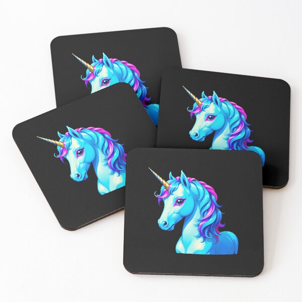 Item preview, Majestic Unicorn with Shimmering Colorful Mane designed and sold by artwaves.