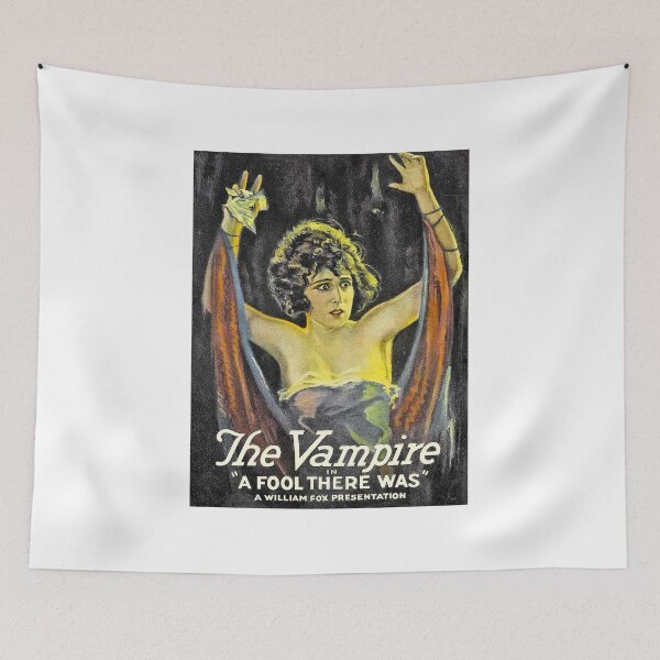 Item preview, The Vampire a Fool There Was vintage movie poster designed and sold by IanBakerToons.