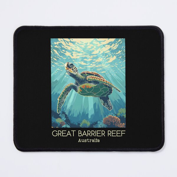Item preview, A Vintage Travel Illustration of Great Barrier Reef Marine Park - Australia  designed and sold by GoodOldVintage.