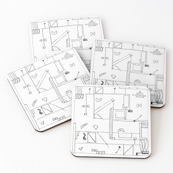 Item preview, circuito abstracto designed and sold by Tereza Pilar Art.