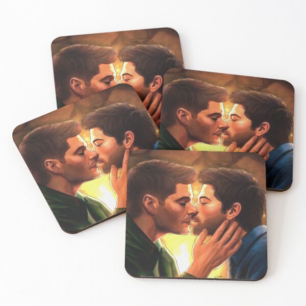 Item preview, Destiel kiss designed and sold by M-O-E-M.