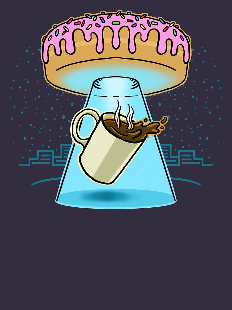 Donut Spaceship Coffee by DOODL