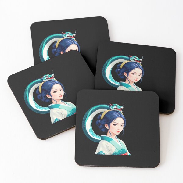 Item preview, Serpent Woman with Blue Hair designed and sold by artwaves.