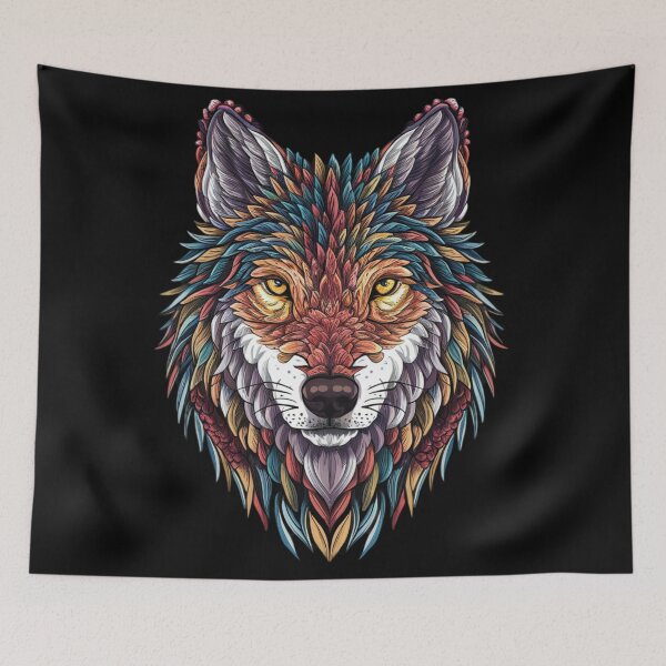 Item preview, Colorful Wolf designed and sold by 123ks.