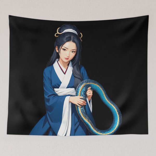 Item preview, Nure-Onna with Serpent Tail in Robes designed and sold by artwaves.