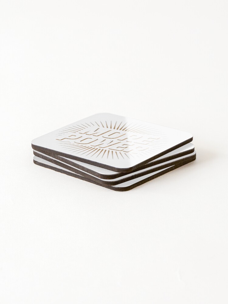 Thumbnail 4 of 5, Coasters (Set of 4), More Power designed and sold by R3FDesign.
