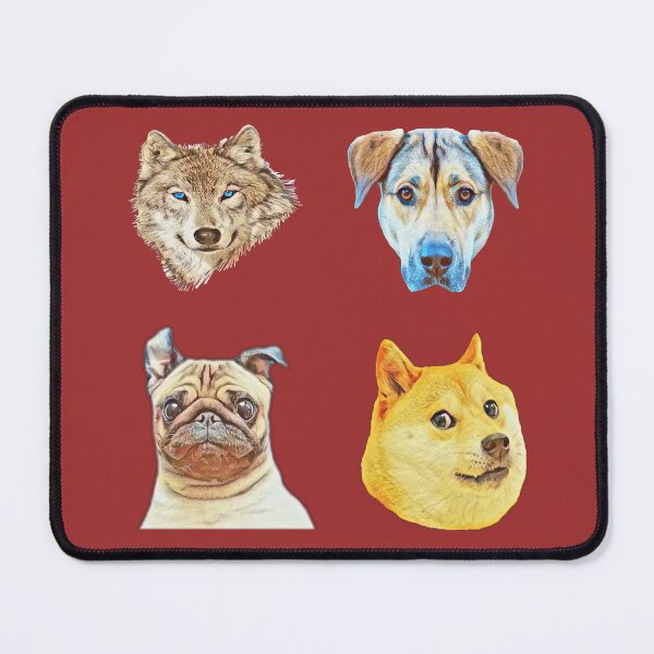 Item preview, four dogs with a cute group. designed and sold by painting23.