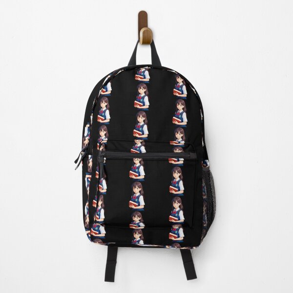 Item preview, Schoolgirl Holding Books in Uniform designed and sold by artwaves.