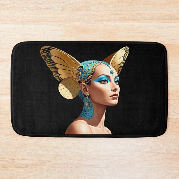 Item preview, Sphinx Woman with Intricate Winged Headdress designed and sold by artwaves.