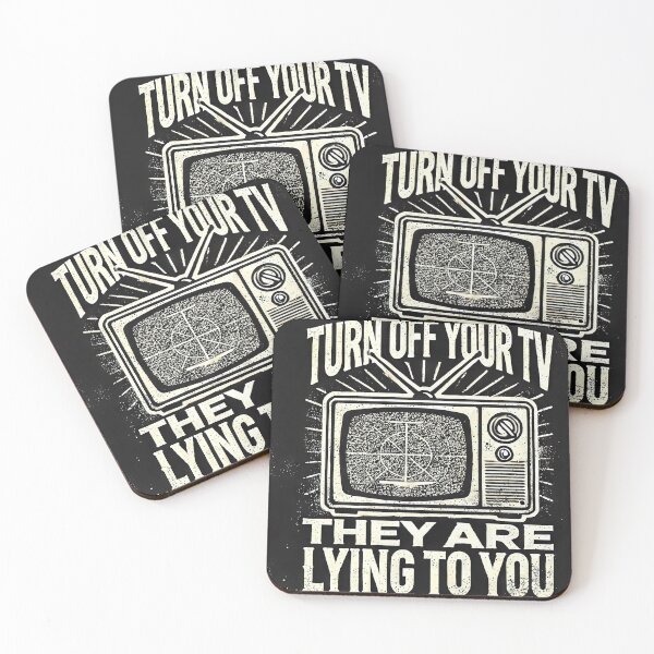 Item preview, Turn Off Your TV They Are Lying To You designed and sold by sundburgdesign.