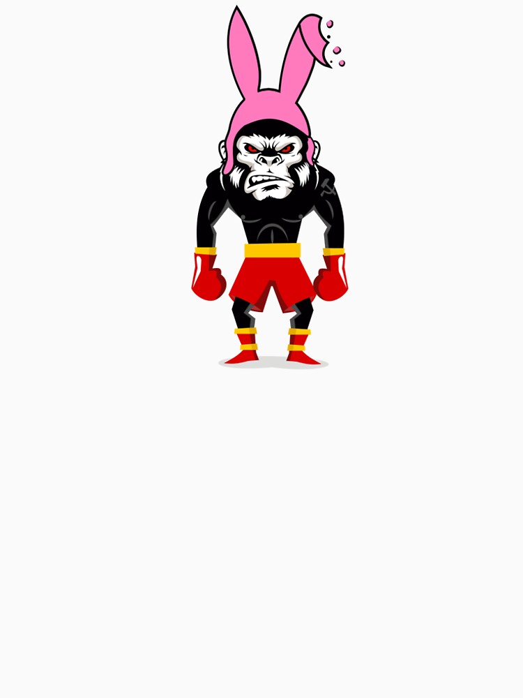Lucky Punch Monkey Bunny Red Corner by luckypunch