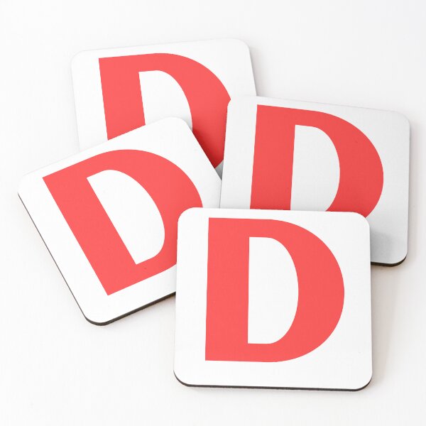 Item preview,  Big Red Alphabet Letter D  designed and sold by RobbiesMusic.