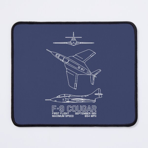 Item preview, F-9 Cougar Fighter Jet Plane Blueprints Information designed and sold by MilitaryMart.
