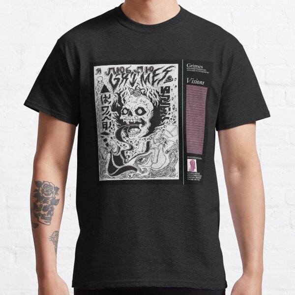 grimes - visions cover art Classic T-Shirt