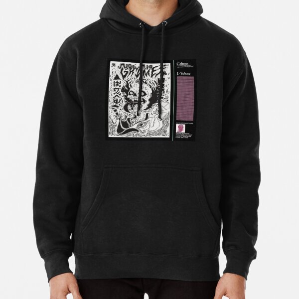 grimes - visiones arte de portada Sudadera con capucha